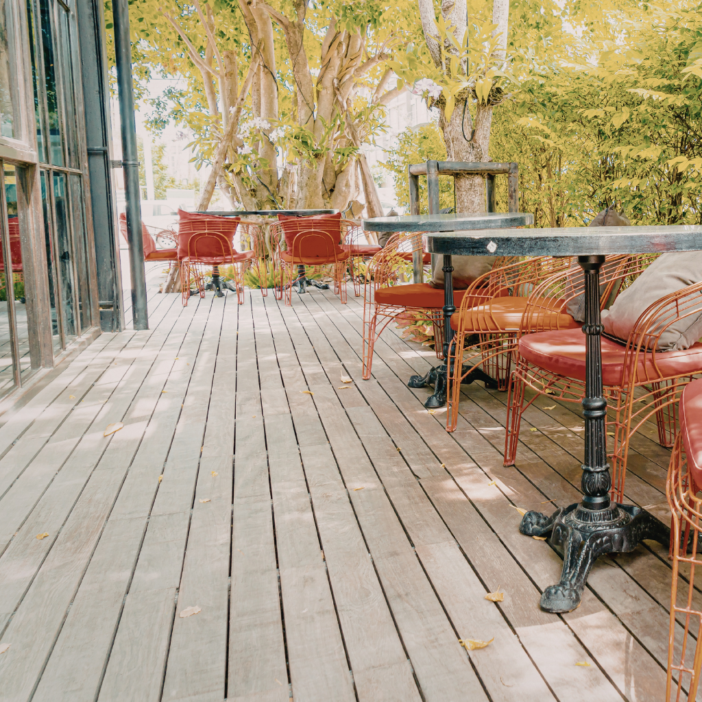 New Decked Patios in Hoylake